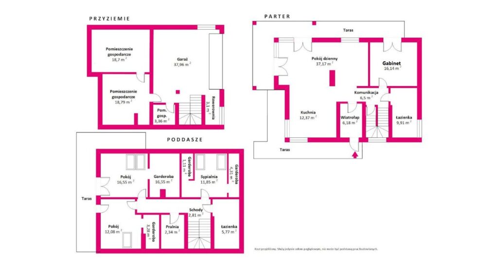 Nowoczesny Dom Wieliczka/Niepołomice - rzut 1