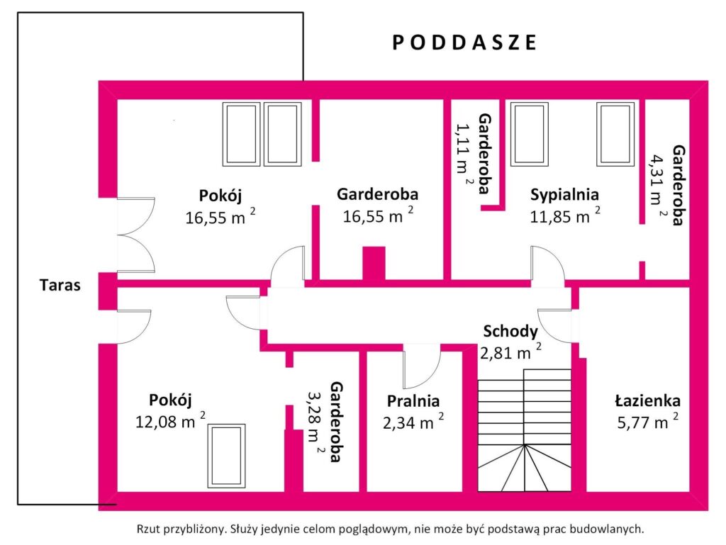 Nowoczesny Dom Wieliczka/Niepołomice - rzut 3
