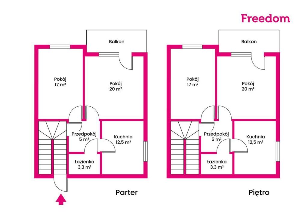 Dom z potencjałem i ogromną działką - rzut 1