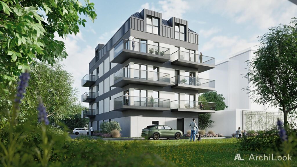 Dwupoziomowy apartament z balkonem i tarasem - zdjęcie 4