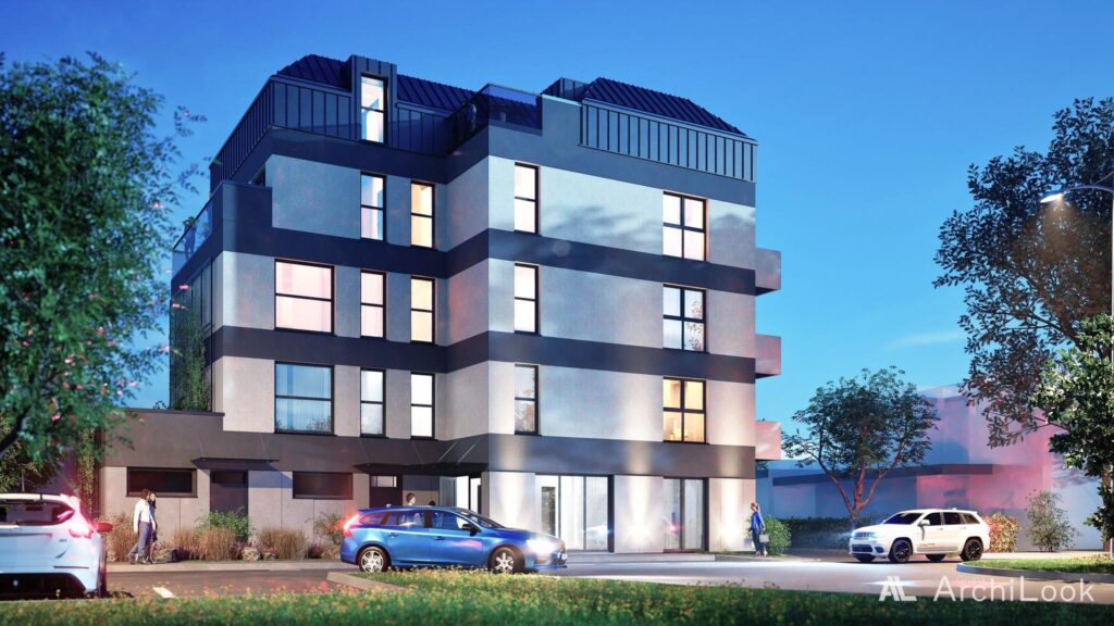 Dwupoziomowy apartament z balkonem i tarasem - zdjęcie 5