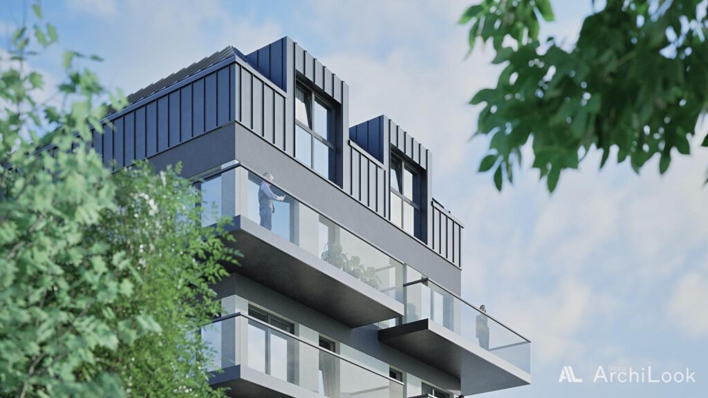 Dwupoziomowy apartament z balkonem i tarasem - zdjęcie 6