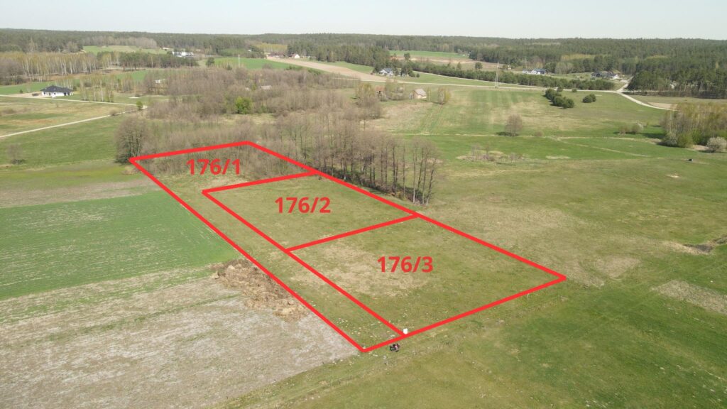 Działka nr 176/1 Chraboły o pow. 3718 m². - zdjęcie 6