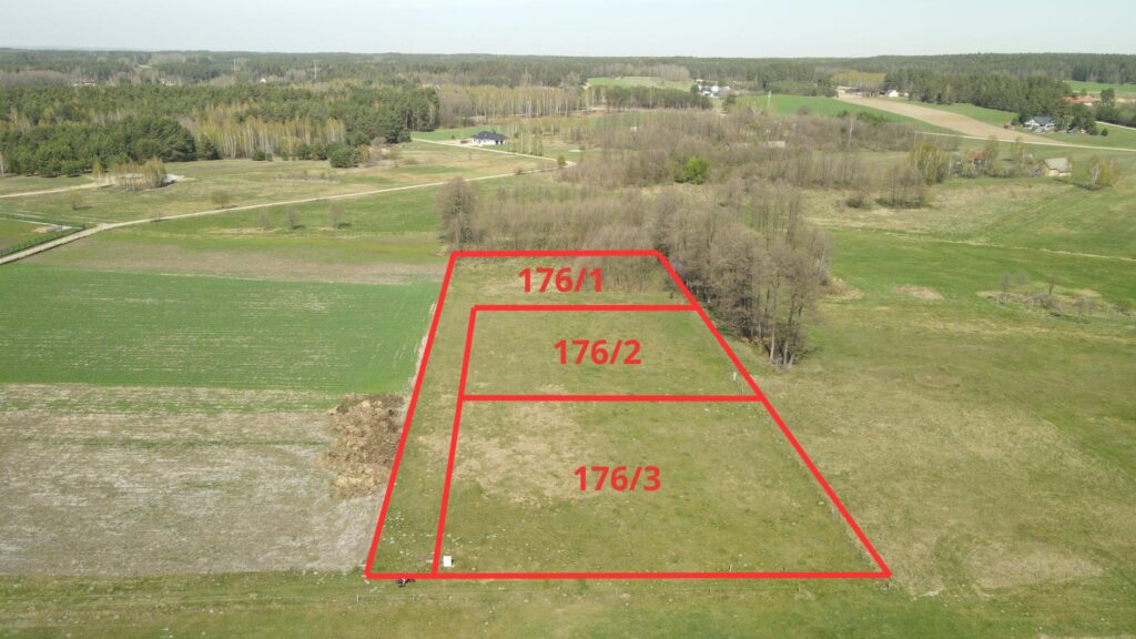 Działka nr 176/1 Chraboły o pow. 3718 m². - zdjęcie 5