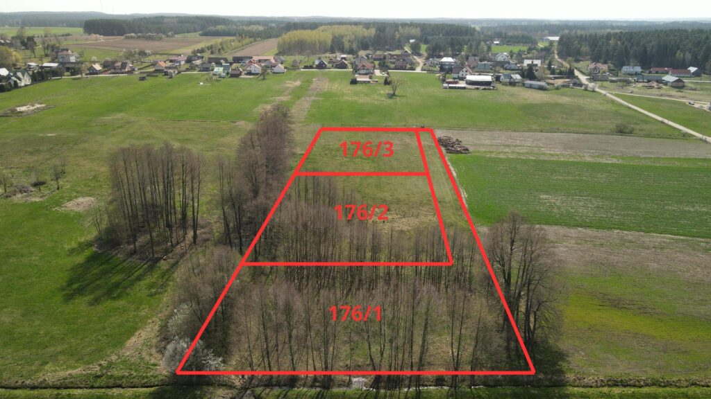 Działka nr 176/1 Chraboły o pow. 3718 m². - zdjęcie 4