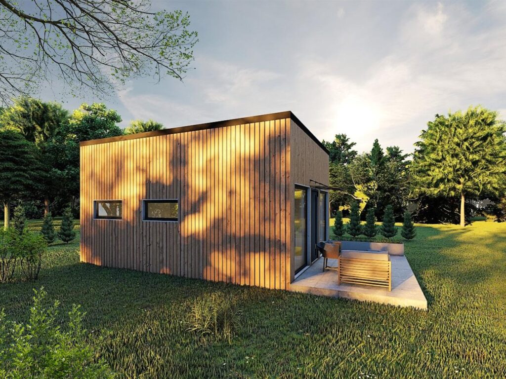 Nowy dom parterowy 35 m2 szkieletowy w 3mce - zdjęcie 3