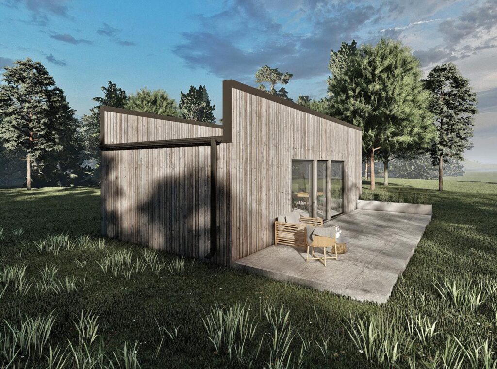 Nowy dom parterowy 45 m2 szkieletowy w 3mce - zdjęcie 5