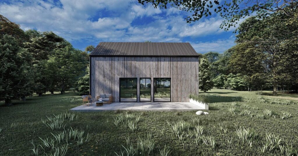 Nowy Dom szkieletowy 45m2 1-piętr. st.deweloperski - zdjęcie 4