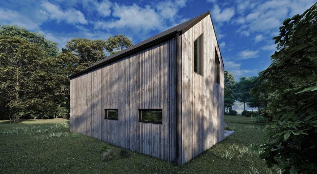 Nowy Dom szkieletowy 45m2 1-piętr. st.deweloperski - zdjęcie 5