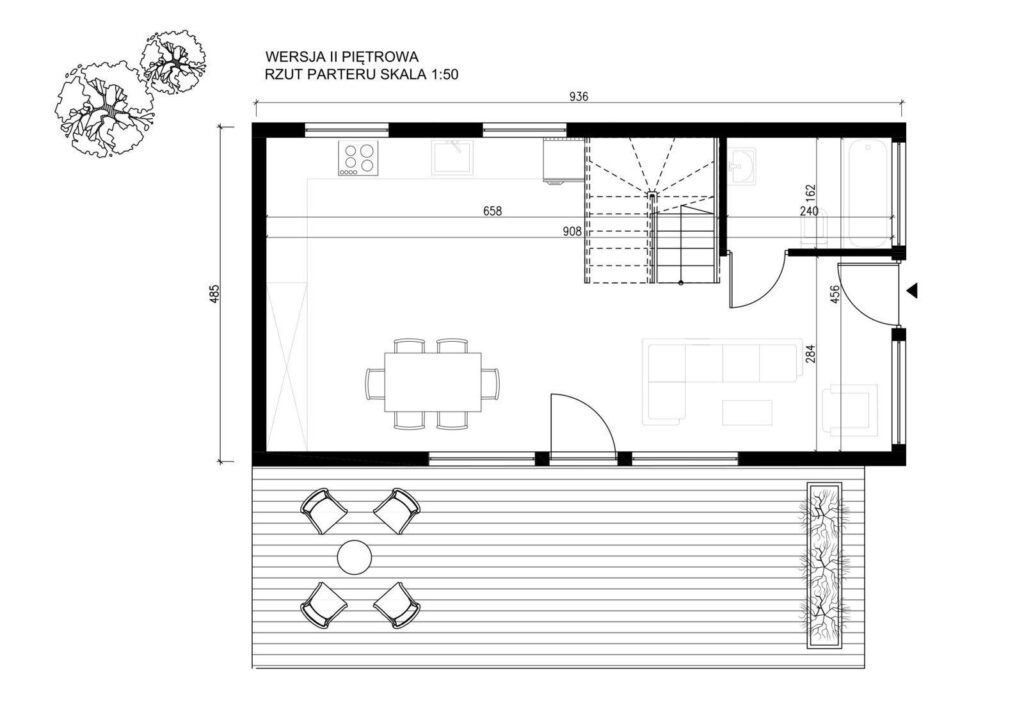 Nowy Dom szkieletowy 45m2 1-piętr. st.deweloperski - zdjęcie 6