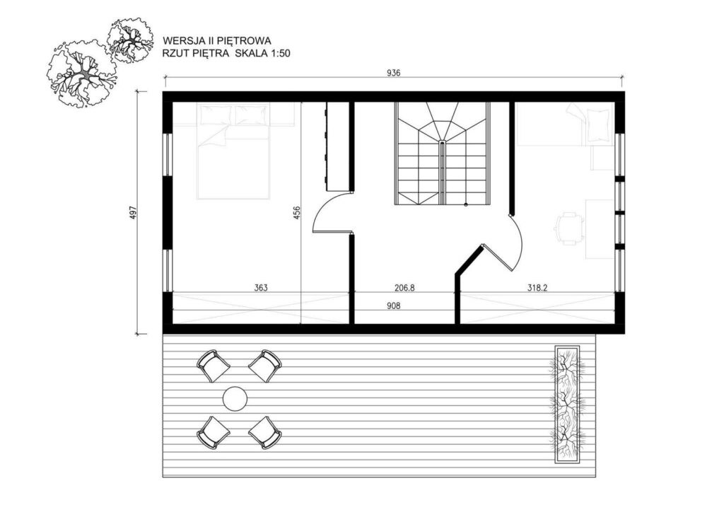 Nowy Dom szkieletowy 45m2 1-piętr. st.deweloperski - zdjęcie 7