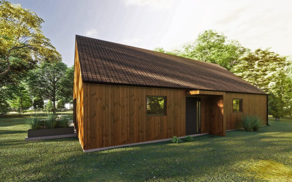 Nowy Dom parterowy 130 m2 szkieletowy w 3mce - zdjęcie 3