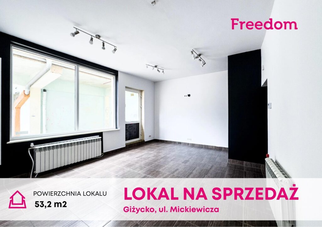 Giżycko, centrum, lokal handlowo - usługowy - 43m2 - zdjęcie 1