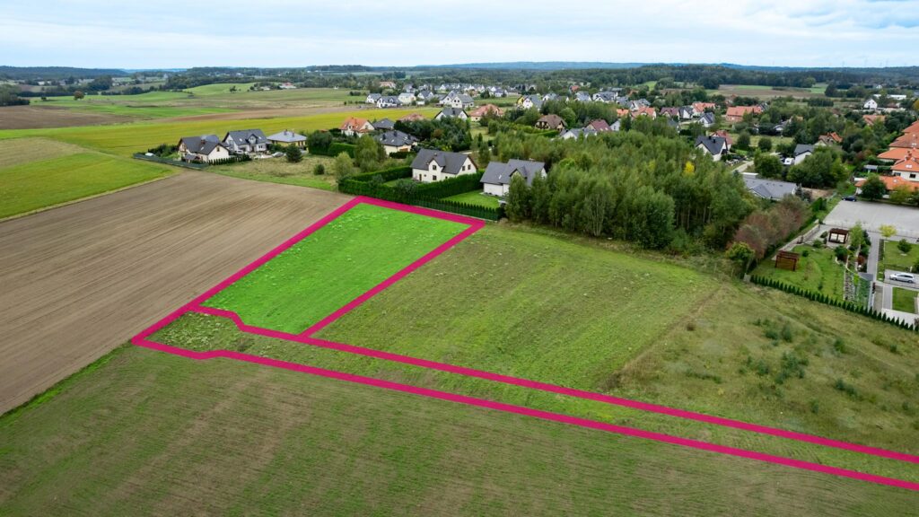 Duża, płaska działka budowlana, Przyjaźń - zdjęcie 1