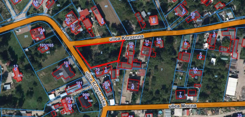 Działka budowlana, ul.Kobylańska / Korzenna - zdjęcie 1