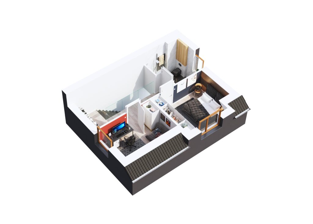 Dwupoziomowy apartament z ogrodem w promocji. - zdjęcie 10