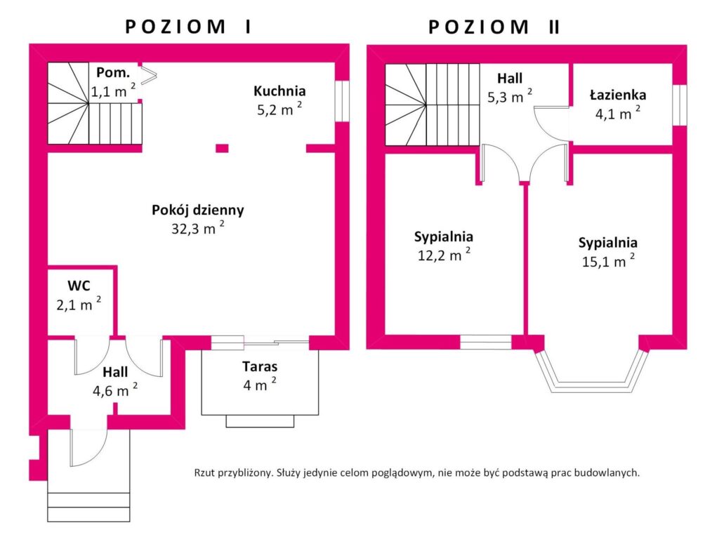 Narożny segment z ogrodem–20 min od Centrum Wa-wy - rzut 1