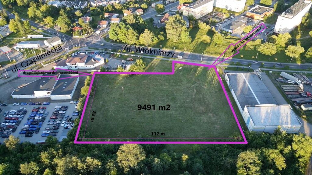 Działka o powierzchni 9491 m2 pod inwestycje - zdjęcie 1