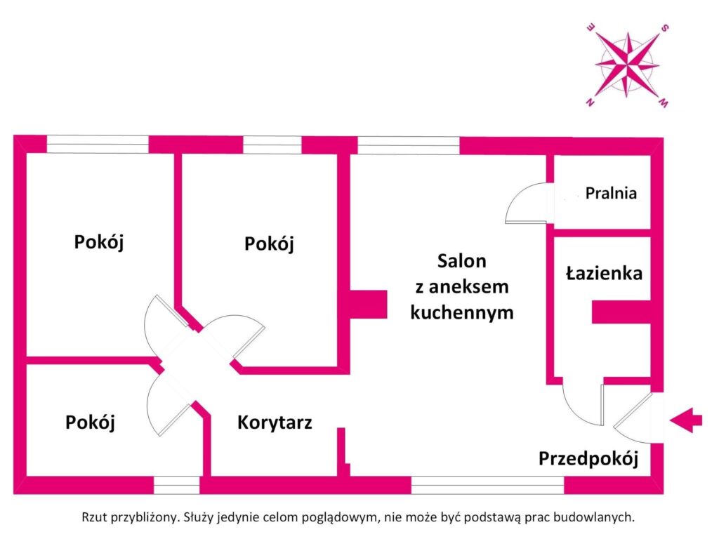 4 pok. mieszkanie przy ul. Aleksandrowskiej - zdjęcie 3