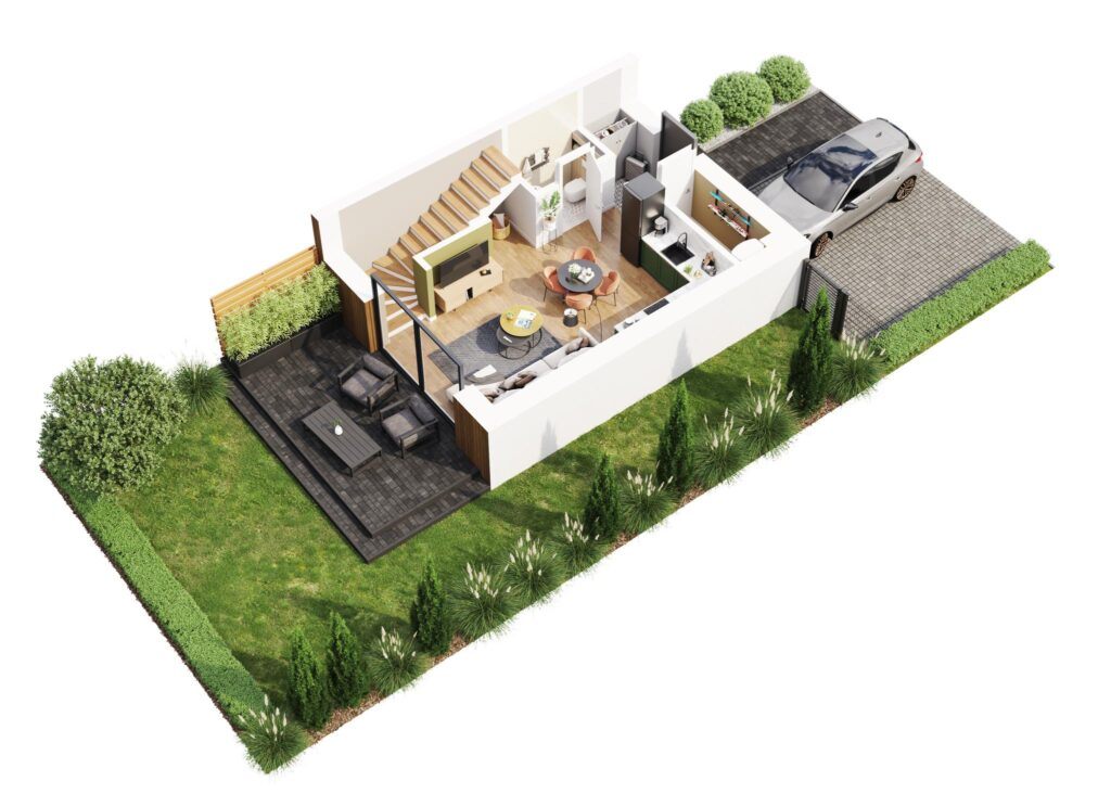 Dwupoziomowy apartament z ogrodem. Promocyjna cena - zdjęcie 6