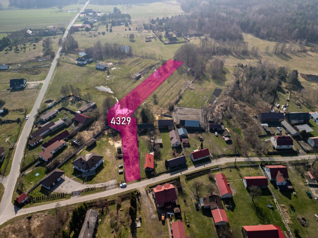 Na sprzedaż działka budowlana w malowniczej okolic - rzut 1