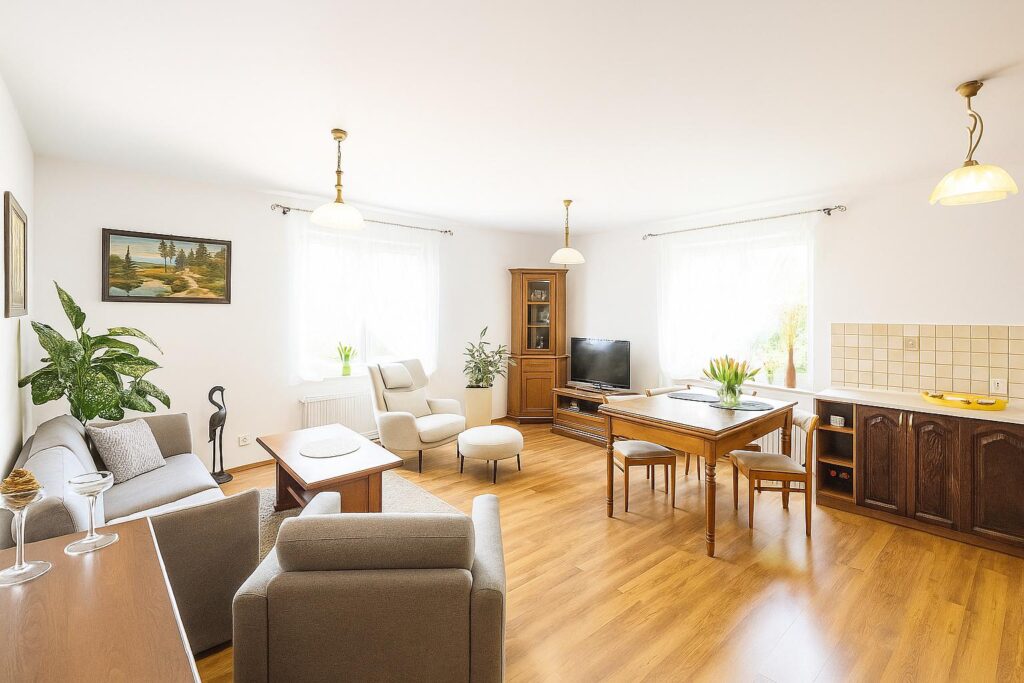 Duży zadbany dom z własnym lasem i stawem - zdjęcie 9