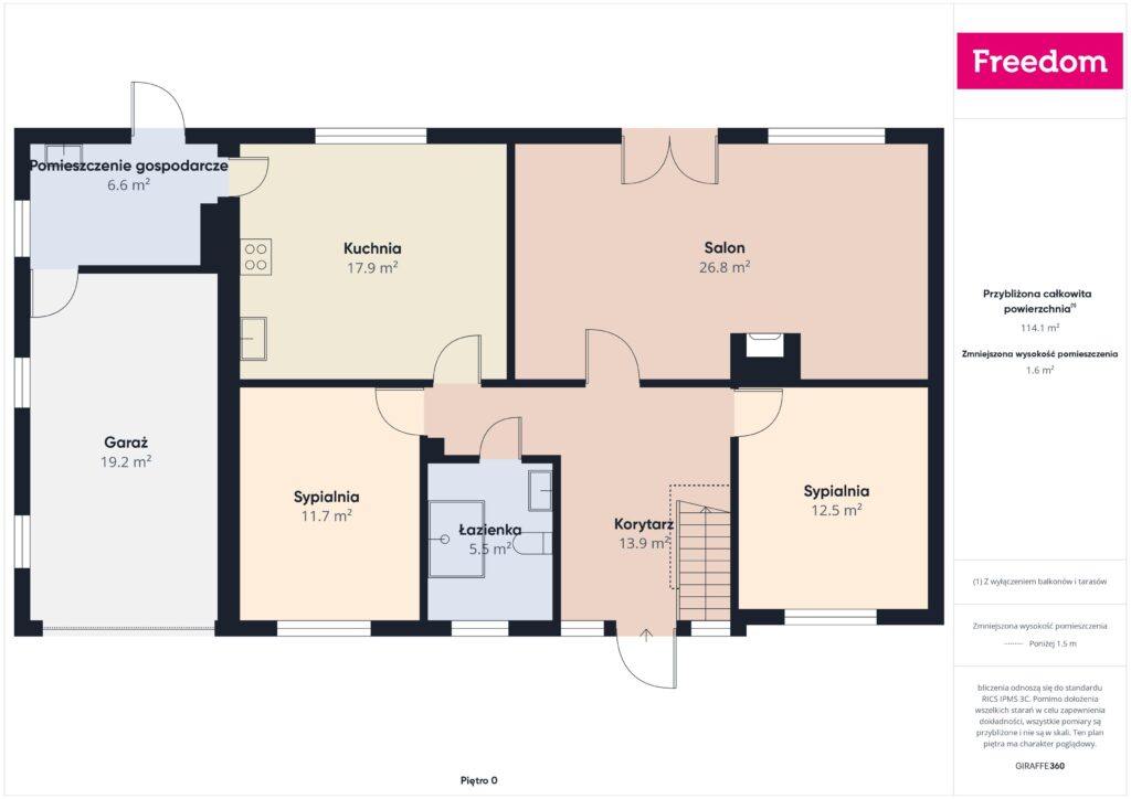 Dom 7-pokojowy 190m2 Radawiec, Konopnica - rzut 2