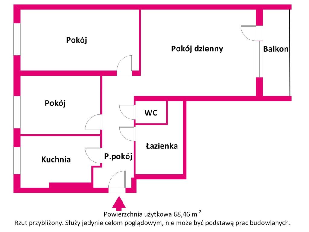 Duże mieszkanie (68,46m2) przy ul. Sidorskiej - zdjęcie 5