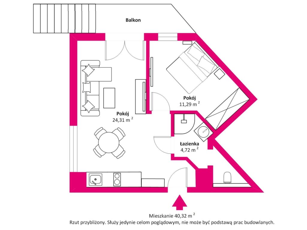 Bardzo atrakcyjny apartament przy promenadzie. - zdjęcie 18