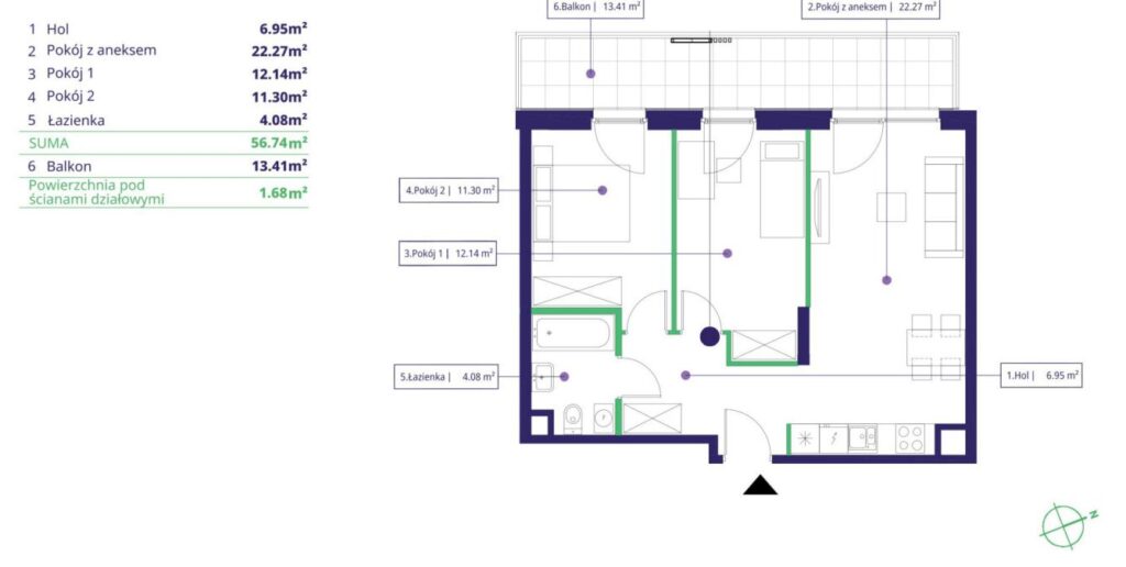 NOWE | M3 | DUŻE | JASNE | BALKON - zdjęcie 5