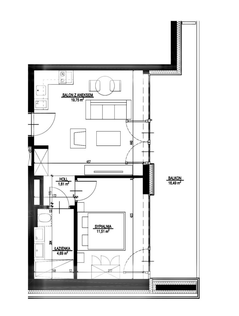 Shellter Rogowo - inwestycja premium przy plaży - rzut 1