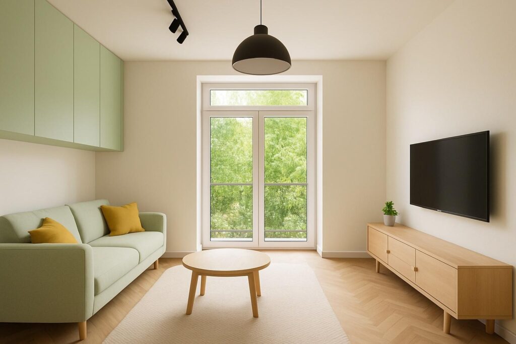 2 pokoje, widok na Pałac Kultury, balkon, Metro - zdjęcie 3