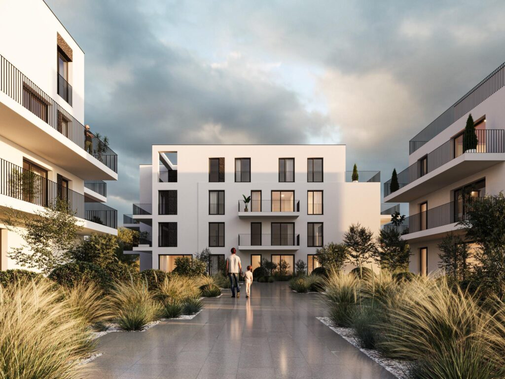 Nove Ogrody Elbląg -apartamentowce z halą garażową - zdjęcie 1