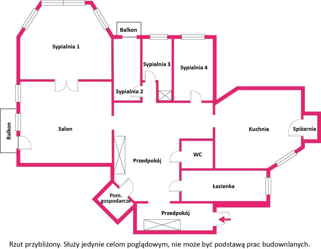 Wyjątkowy 5-pokojowy apartament w kamienicy - zdjęcie 20