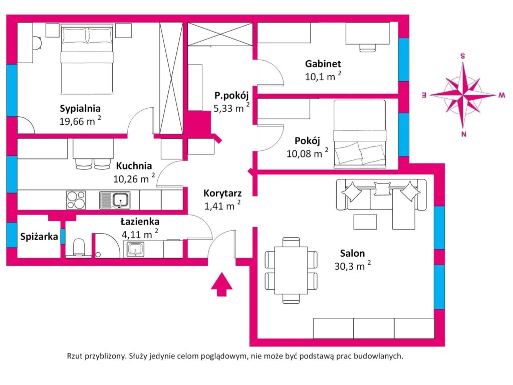 Przestronne, ładne i zadbane mieszkanie - zdjęcie 3