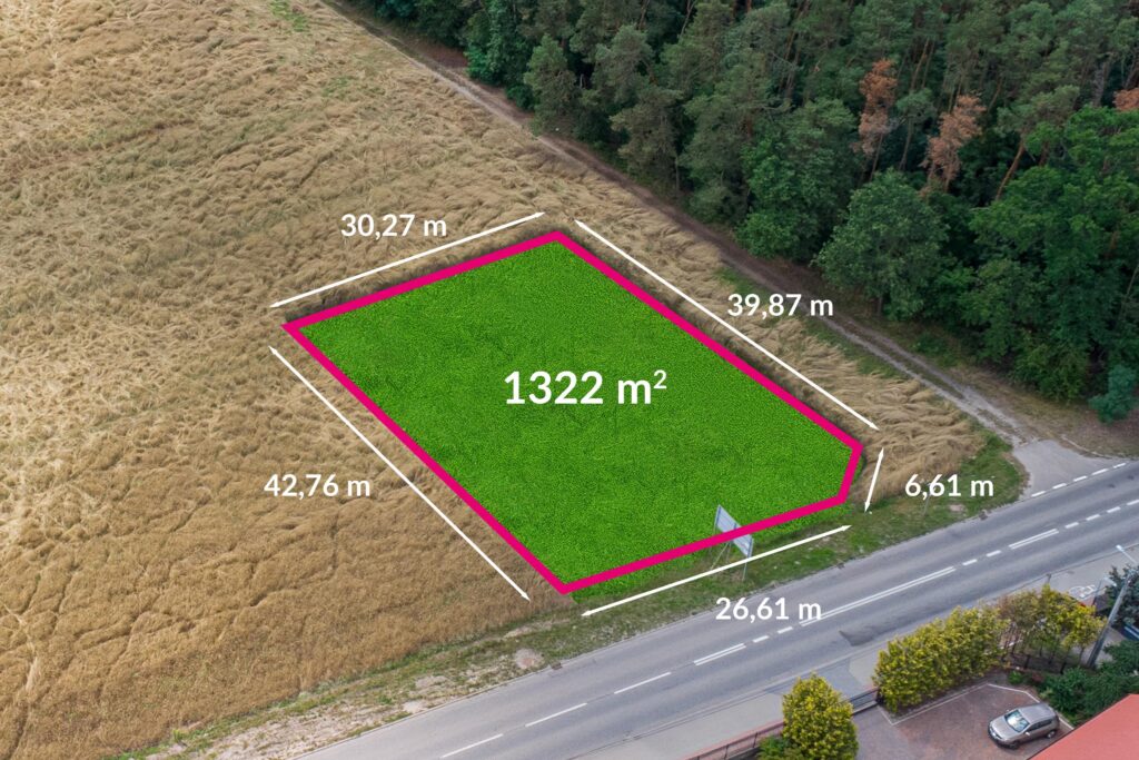 Działka 1322 m² | Media | 2 wjazdy Majdan/Wołomin - zdjęcie 3
