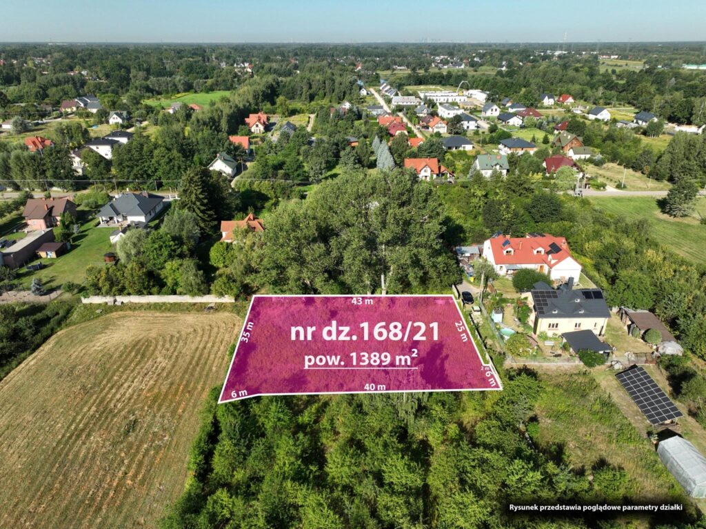 Działka pod zabudowę jednorodzinną, PKP Halinów - zdjęcie 1