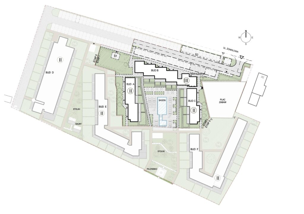 Apartament premium 54,19 m2 z basenem - Gdańsk - rzut 2