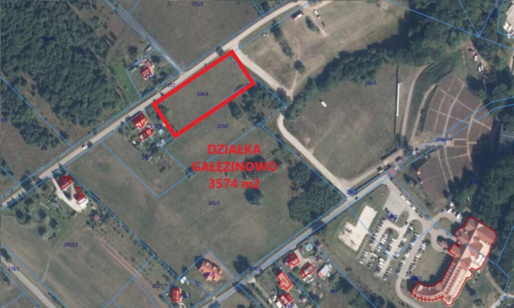 Działka Gałęzinowo, 3574m2, 8km od morza - zdjęcie 3