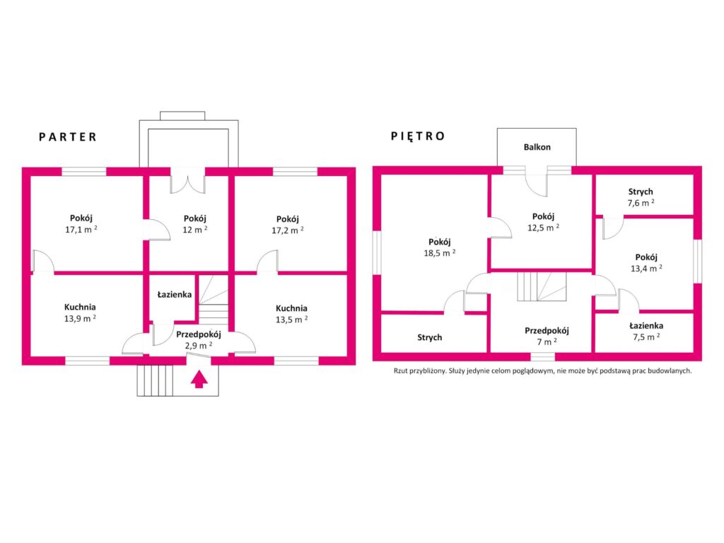 Działka budowlana 1944 m², Ursynów Prawdziwka - rzut 1