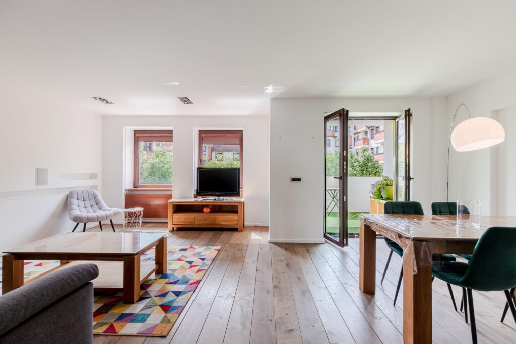 Dwupoziomowe mieszkanie w centrum - zdjęcie 1