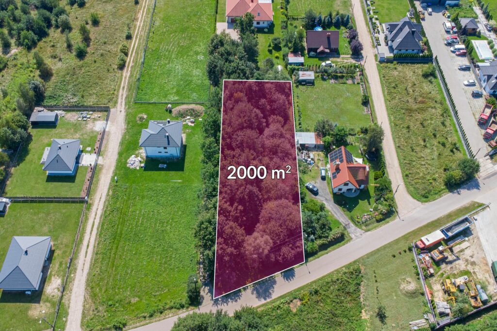 Działka budowlana 2000 m² – Brańszczyk k. Wyszkowa - zdjęcie 2