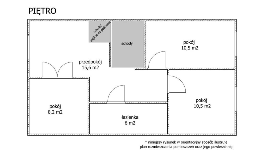 Dom nad samym Jeziorakiem – Lipowy Dwór, Iława - rzut 1