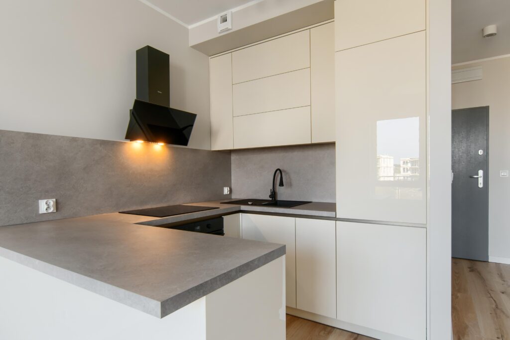 Nowoczesne mieszkanie z dużym tarasem - zdjęcie 3