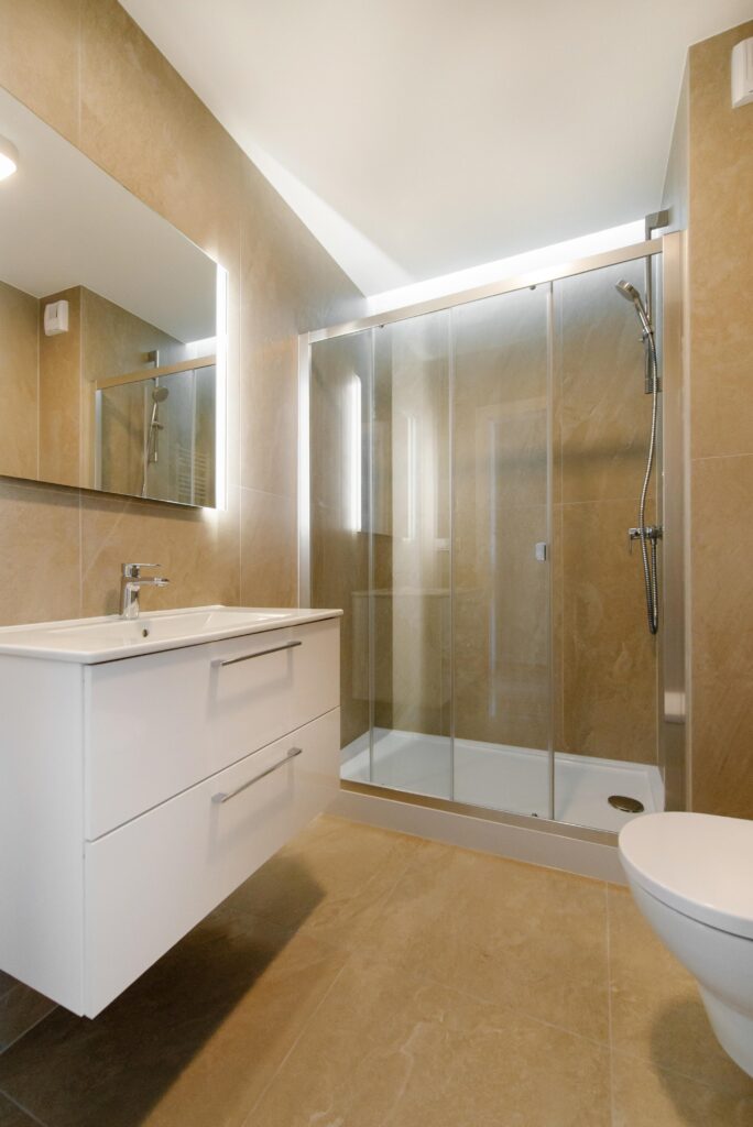 Nowoczesne mieszkanie z dużym tarasem - zdjęcie 14