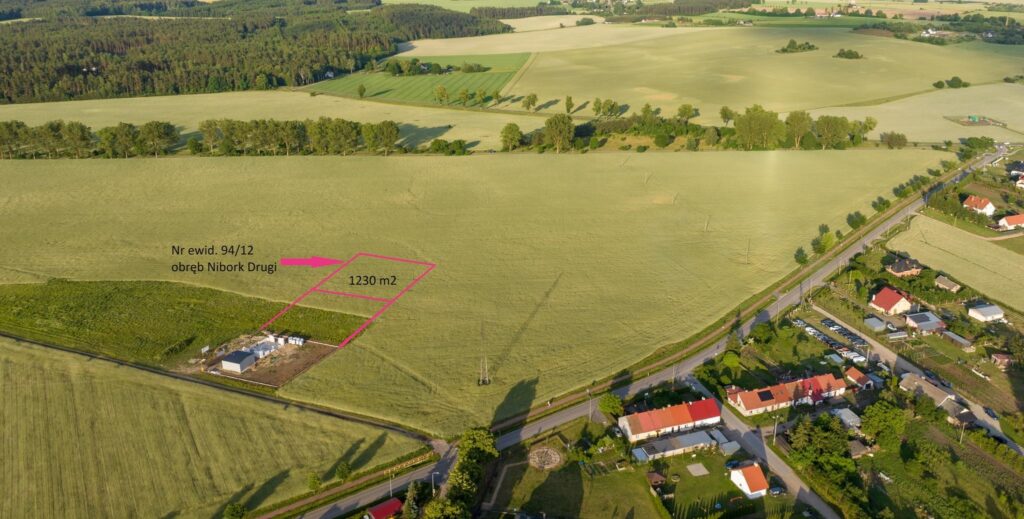 Sprzedam działkę w Niborku koło Nidzicy - zdjęcie 1