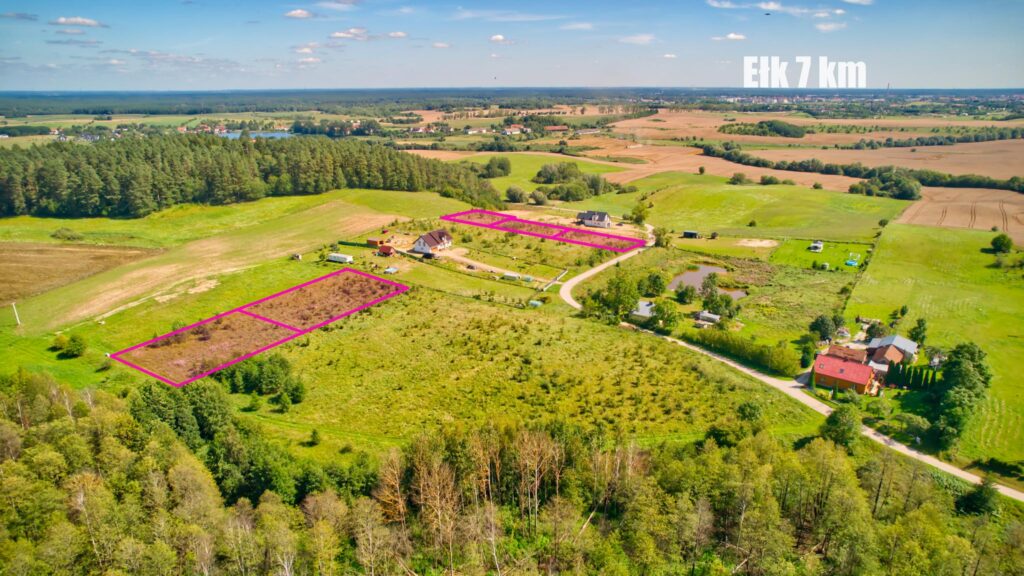 Budowlana działka 1000 m² blisko Ełku - zdjęcie 6