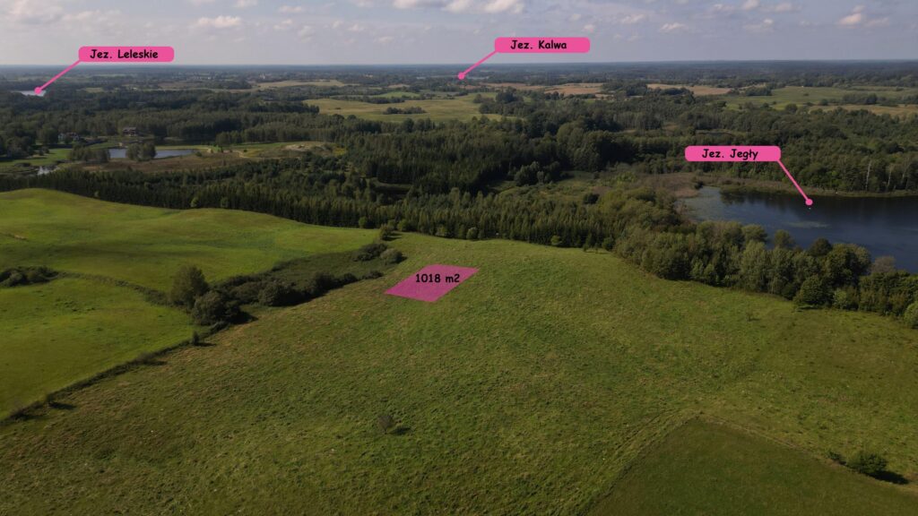 Działki na Mazurach – Elganowo, gm. Pasym, 10 ar - zdjęcie 1
