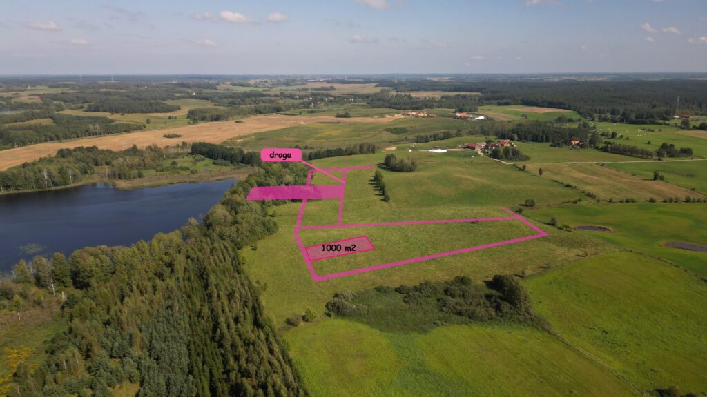 Działki na Mazurach – Elganowo, gm. Pasym, 10 ar - zdjęcie 3