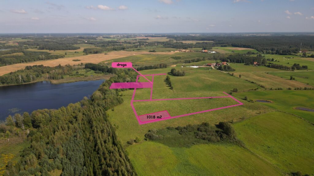 Działki na Mazurach – Elganowo, gm. Pasym, 10 ar - zdjęcie 4